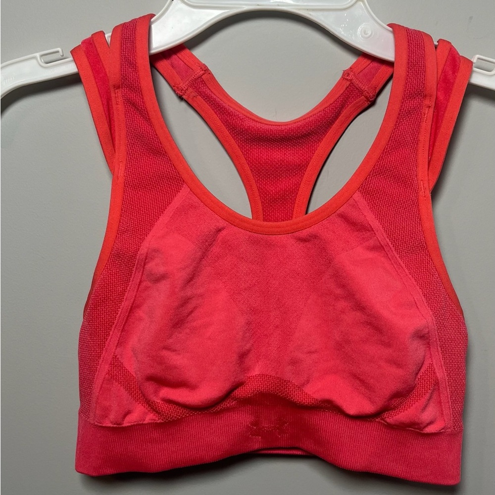 2/$12 UA Pink Compression Sports Bra Size S